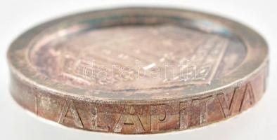 1986. "Budapest Bank Részvénytársaság" jelzett Ag emlékérem (33,49g/0.999/30mm) T:1 (erede...