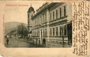 1905 Huszt, Chust, Khust; Járásbírósági palota. Huszti Nyomdavállalat kiadása / district court (EK)