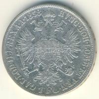 Ausztria /Olasz verdejel 1858M 1Fl Ag T:3/3-