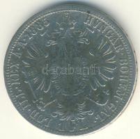 Ausztria 1885. 1Fl Ag T:3/3-