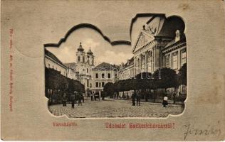 1901 Székesfehérvár, Városház tér, Vaimar üzlete. Divald Károly 448. sz. (EK)