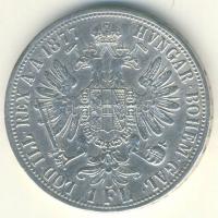 Ausztria 1877. 1Fl Ag T:2-