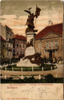 1906 Budapest I. Vár, Honvéd szobor. Ganz Antal 170. (fa)