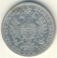 Ausztria 1875. 1Fl Ag T:3/3-