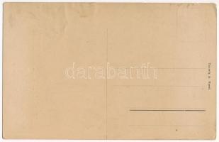 Budapest XIV. Városliget, Rudolf trónörökös szobra. 1908-as felavatási ünnepség Ferenc Józseffel és ...