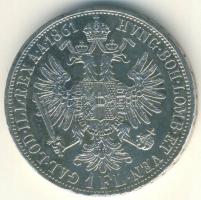 Ausztria 1861A 1Fl Ag T:2+ pici ph