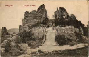 1914 Visegrád, Feljárat a várba (Rb)