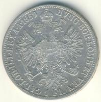 Ausztria 1859A 1Fl Ag T:2+ pici ph
