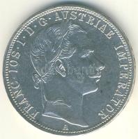 Ausztria 1861A 1Fl Ag T:2- pici ph