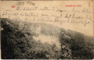 1912 Mór, Csókakő vár romja. Reszler Jakab kiadása (EK)