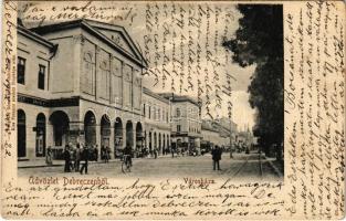 1902 Debrecen, Városháza, üzletek. Pongrácz Géza kiadása. Kiss Ferenc felvétele (Rb)