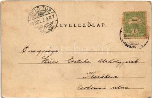 1902 Szarvas, Körös folyó részlete (EK)