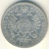 Ausztria 1873. 1Fl Ag T:3