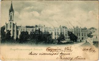 1899 (Vorläufer) Pécs, Angolkisasszonyok intézete. Pósch Endre kiadása (Rb)