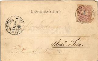 1899 (Vorläufer) Pécs, Angolkisasszonyok intézete. Pósch Endre kiadása (Rb)