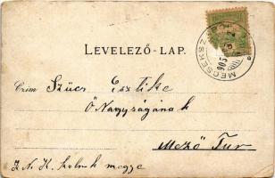 1905 Pécs, Kardos úti menedékház. Fürst Lipót kiadása (EK)