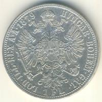 Ausztria 1879. 1Fl Ag T:2/3+