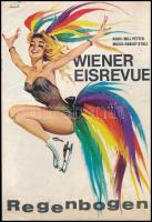 cca 1960-1970 Vienna / Wiener Eisrevue, 2 db képes ismertető füzet, angol és német nyelven, kissé kopott / foltos