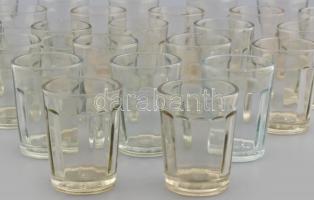 27 db retro üveg pohár 1 dl-es kiszerelés
