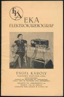1937 EKA elektrokardiograf készülék ismertető füzete, Engel Károly Elektromos Készülékek Gyára Bp., Globus-ny., 16 p., fekete-fehér képekkel illusztrált, tűzött papírkötés