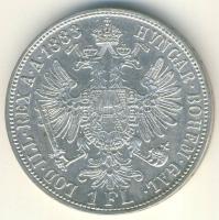 Ausztria 1883. 1Fl Ag T:2/2-