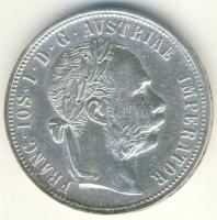 Ausztria 1886. 1Fl Ag T:2 pici ph