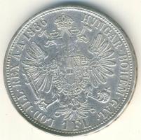 Ausztria 1886. 1Fl Ag T:2 pici ph