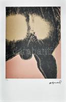 Andy Warhol (1928-1987): . Ofszet-litográfia, papír, jelzett a nyomaton. Kézzel sorszámozott 10/100 jelzett a nyomaton. Georges Israel editeur - Leo Castellli New York, szárazpecséttel, pecséttel, jelzett. 40x31 cm, lapméret 56x38 cm, / Offset-lithography