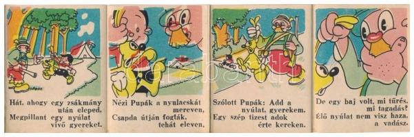 Pupák, a vadász. Humoros mese képeslap kihajtható füzettel (EK)