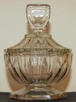 Antik üveg cukorkakínáló szép állapotban, 15cm-es magassággal