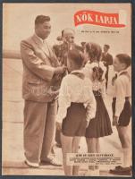 1956 Nők Lapja VIII. évf. 25. sz., 1956. jún. 21., a címlapon Kim Ir Szen észak-koreai kommunista vezető köszöntése Budapesten