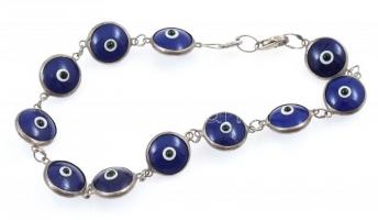 Ezüst(Ag) görög karkötő, jelzett, h: 17 cm, bruttó: 7,3 g