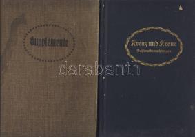 1919-1932 Supplemente (Sammlung von Neu-Salems-Schriften) + Kreuz und Krone (Karfreitags- und Osterbetrachtungen) gót írással 2 kötetben