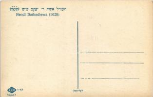 Praha, Prag, Prague; Alter Jüdischer Friedhof, Hendl Bathschewa (1628) / The Ancient Jewish Churchya...