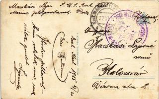 1915 Feine Nummer! / WWI German Navy, mariner smoking a cigar + "K.U.K. KRIEGSMARINE SMS ERZHER...