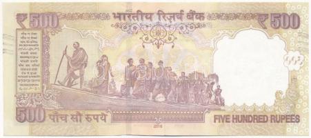 India 2016. 500R "8EM 638929" T:I- hullámos papír
India 2016. 500 Rupees "8EM 638929...