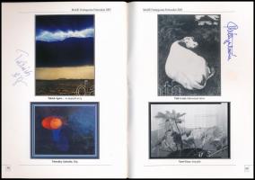 A Fotószalon c. lap 3 db száma, bennük számos aláírással: Módos Gábor, Agg Károly, Markovics Ferenc,...