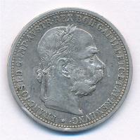 Ausztria 1900. 1K Ag "Ferenc József" T:2,2- Austria 1900. 1 Corona Ag "Franz Joseph" C:XF,VF  Krause KM#2804