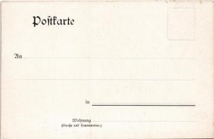 Gruss aus... Wintersportverlag, Berlin SW. 46. liefert: Schneeschuhe, Rennwölfe etc. / Winter sport ...