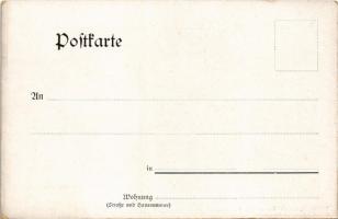 Gruss aus... Wintersportverlag, Berlin SW. 46. liefert: Schneeschuhe, Rennwölfe etc. / Winter sport ...