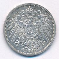 Német Birodalom 1909G 1M Ag T:1-
German Empire 1909G 1 Mark Ag C:AU