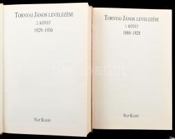 Tornyai János levelezése. 1888-1936. I-II. kötet. Összeállította és sajtó alá rendezte Kőszegfalvi F...