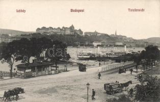 Budapest vár, gőzhajók