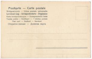 Bowling alley with men. litho