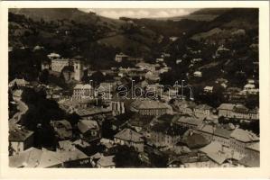 Selmecbánya, Schemnitz, Banská Stiavnica; látkép / general view