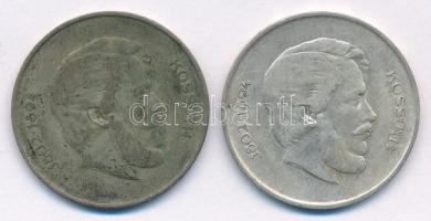 1947. 5Ft Ag "Kossuth" (2x) T:3 patina Adamo F8.1