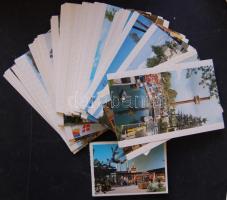Dánia ritka modern képeslapok 89 db + 12 lapos leporello