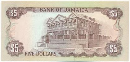 Jamaika 1991. 5$ "CE 504175" T:I- 
Jamaica 1991. 5 Dollars "CE 504175" C:AU
Kr...