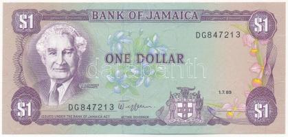 Jamaika 1989. 1$ DG 847213 T:II  Jamaica 1989. 1 Dollar DG 847213 C:XF Krause P#68Ac