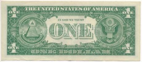 Amerikai Egyesült Államok 1957-1961. (1957) 1$ "Silver Certificate - kisméretű", kék pecsé...